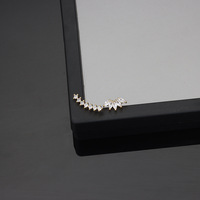 Boucles d'oreilles à visser en acier inoxydable, bijoux, clous d'oreille, micro-serti de zirconiums étincelants, cadeaux pour femmes