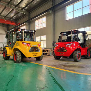 Chariot élévateur tout-terrain 4x4 à moteur diesel 5 tonnes de capacité, neuf, directement de l'usine OLINAMN, 50 Bell - Product Image 2