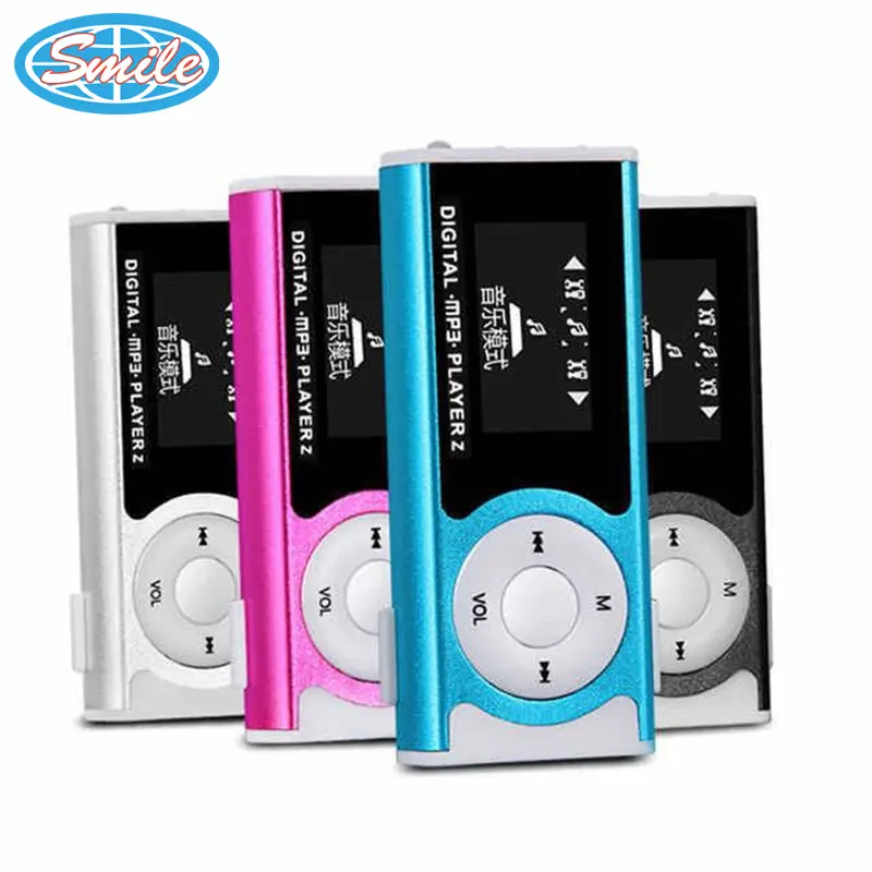 2023 Newest Button Large Screen MP3 Player Portable Mini Audio Walkman Sport MP4 With Buit-In Speaker And Back Clip