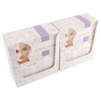 Boîte cadeau cosmétique personnalisée en papier, vente en gros, OEM, boîte pliante en papier artistique, emballage beauté