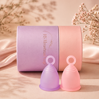 Professionnel personnalisé marque privée préservatif Silicone période coupe menstruelle cadeau cylindre emballage papier Tube rond rose boîtes