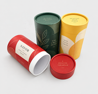 Emballage de parfum cosmétique en carton cylindrique mat biodégradable recyclable écologique de haute qualité avec impression de logo personnalisé