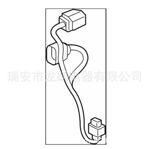 Arnés de cableado Chevrolet 22931379 de 12V con aislamiento de PVC, conectores macho y hembra para luces direccionales y de estacionamiento - Product Image 2
