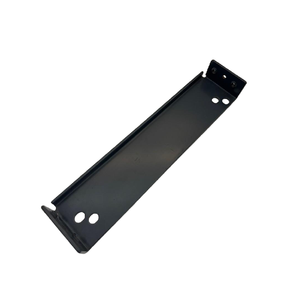 Cache de protection en acier au carbone durable, estampé, avec finition thermolaquée noire - Product Image 1
