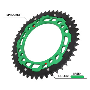 Piñón y Cadena para Motocicletas Todoterreno KX65, RM65, KLX125/150L - Product Image 3