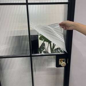 فيلم زجاجي ثلاثي الأبعاد عالي الجودة من سوليت PET بتأثير قوس قزح طويل، ملصق شفاف لتعديل الأبواب المنزلقة - Product Image 4