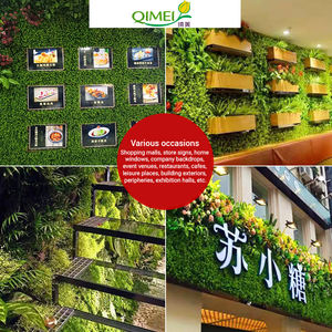 Panel Decorativo de Césped Sintético para Jardín, 40*60cm, Follaje Verde para Colgar en la Pared, Plantas Artificiales para Decoración de Paredes - Product Image 5