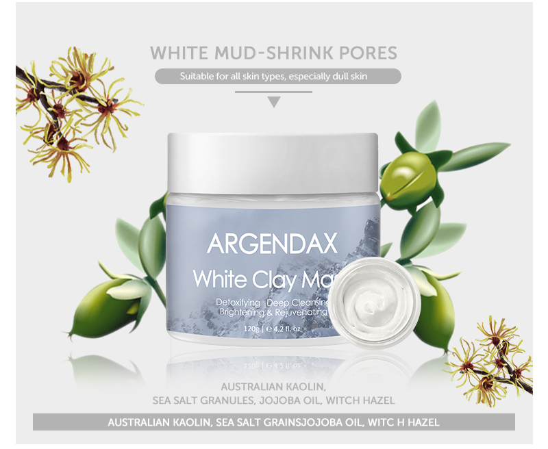 Masque d'argile blanche