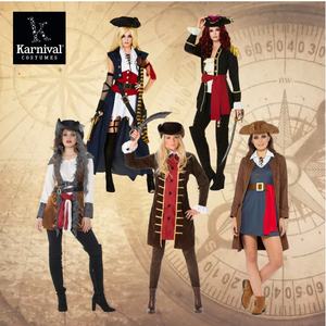 Costume de capitaine pirate femme ODM vente entière pour Halloween et événements de fête à thème ensemble complet pour jeu de rôle - Product Image 6