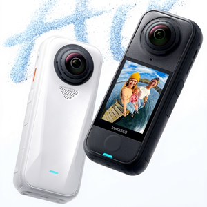 กล้องแอคชั่น Insta360 X4 Air 360 องศา รุ่นปี 2025 ความละเอียด 8K แบตเตอรี่ 2010mAh รองรับ Active HDR หน้าจอสัมผัส 2.5 นิ้ว รองรับ SD กันน้ำ เลนส์ AI พร้อมระบบมองเห็นในเวลากลางคืน - Product Image 1