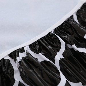 Vente en gros de nappes rondes en vinyle bon marché avec dos en flanelle <span class=keywords><strong>nappe</strong></span> à bords élastiques couverture de table ajustée <span class=keywords><strong>toile</strong></span> <span class=keywords><strong>cirée</strong></span> imprimée en PVC pique-nique - Product Image 3