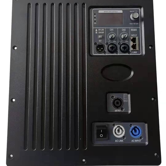 800W+800W+2000W Digital Amplifier Module Professional Speaker Plate Amplifier Class D with DSP Audio Processor Three-channel