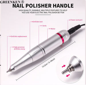 Nueva máquina pulidora de manicura de alta velocidad de 45000 Rpm, removedor de esmalte eléctrico portátil, máquina perforadora de uñas ligera - Product Image 6