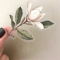 50 pièces de branches vintage avec autocollants floraux, autocollants transparents pour animaux de compagnie, autocollants décoratifs pour carnet, imperméables, bricolage, vente en gros