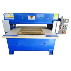 Manual four column hydraulic kitchen sponge scouring pad cutting machine