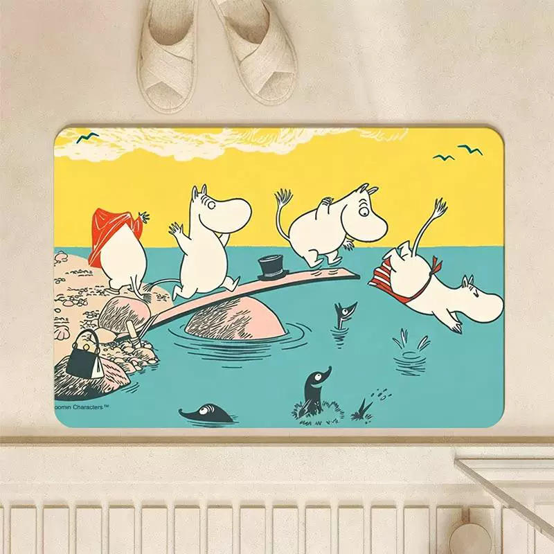 Bestselling Cartoon Bathroom Soft Diatomaceous Earth Absorbent Floor ...