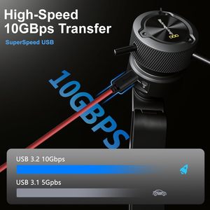 Cable de Transferencia de Datos y Energía USB-C a USB-C Ultraflexible con Bloqueo de Alvin's Cables para Monitor Blackmagic Pyxis, URSA Cine EVF - Product Image 2