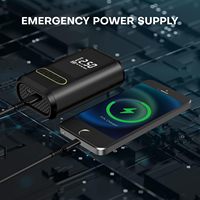 Compresseur d'Air Portable sans Fil pour Pneus de Voiture, Pompe Électrique Mini pour Gonflage Automobile