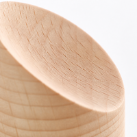 Diffuseur d'huiles essentielles en bois de hêtre CNC de luxe, sans joint, pour l'aromathérapie et la décoration intérieure, logo personnalisé, petit MOQ accepté