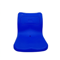 Sièges de stade en HDPE durables, confortables, écologiques et stabilisés aux UV, avec dossier haut, pour les terrains de sport intérieurs/extérieurs