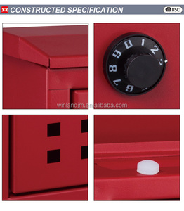 Cassetta Postale da Esterno Moderna in Metallo Zincato di Alta Qualità con Serratura a Codice Intelligente per Appartamenti, Pratica Cassetta per <span class=keywords><strong>la</strong></span> Posta - Product Image 4