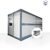 Maisons conteneurs pliables faciles à installer, abri temporaire, installation rapide en 30 minutes, kit préfabriqué Ray-Zen