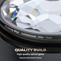 Filtre d'objectif prisme OEM Faotory pour photographie, 58 mm, filtre d'objectif prisme kaléidoscope original, effet spécial pour appareil photo