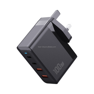 Phổ cổng sạc Adapter máy tính để bàn <span class=keywords><strong>Dock</strong></span> di động Phụ kiện đa kép nhanh chóng phí điện thoại di động USB C 100W gan sạc - Product Image 4