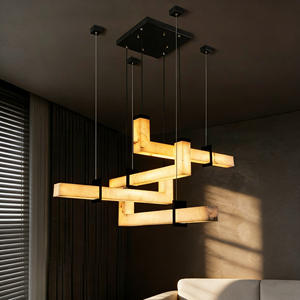 Lampadario <span class=keywords><strong>a</strong></span> <span class=keywords><strong>Sospensione</strong></span> Lineare in Alabastro Moderno e Minimalista, Lussuoso Lampadario <span class=keywords><strong>LED</strong></span> Creativo in Marmo <span class=keywords><strong>per</strong></span> Isola <span class=keywords><strong>Cucina</strong></span> e Sala da Pranzo - Product Image 2