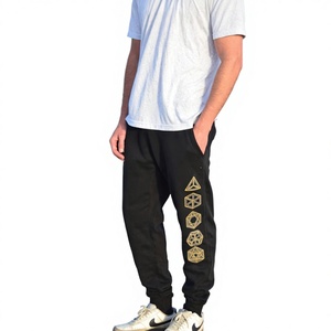 กางเกงจ็อกเกอร์สำหรับผู้ชายผ้าซักแบบกรดใส่สบายใส่ได้ทุกวัน - Product Image 1