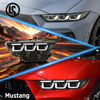 Faro Delantero LED3 LS para Ford Mustang 2024-2026, Actualización de Faro con Luces de Circulación Diurna, Conexión Plug and Play