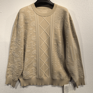 Jersey informal ajustado para hombre, sudadera de <span class=keywords><strong>manga</strong></span> <span class=keywords><strong>larga</strong></span> con cuello simulado para Polo, suéter de punto de algodón 100% para invierno - Product Image 2