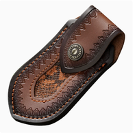 Étui en cuir personnalisé pour couteau pliant, étui de poche droit, housse de protection pour pantalon, étui à couteau, sac à outils d'extérieur