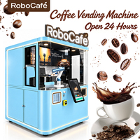 Machine à café automatique robotisée commerciale Win-Win Project en promotion pour aéroport