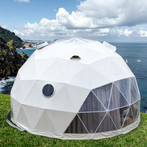 เต็นท์ทรงกลมพีวีซีทนทานทันสมัยทนทานต่อสภาพอากาศสำหรับที่พักสุดหรูในรีสอร์ทกลางแจ้งหรือโรงแรม - Product Image 1
