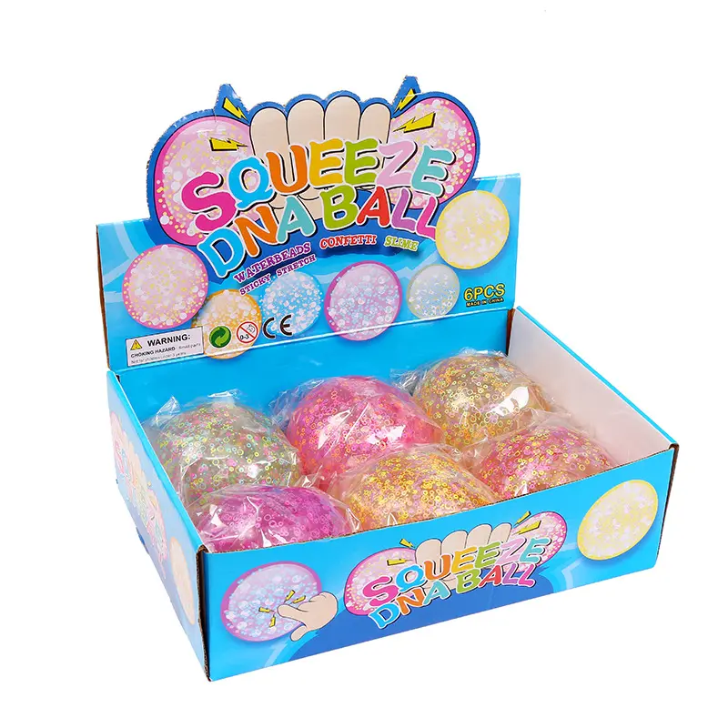 2023 New Arrival Unique Design Squishy Squeeze Toy Premium Pectin Filled Stress Relief Squeeze Ball For Children