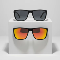 Lunettes de soleil rétro confortables pour la conduite, monture PC légère, monture intégrale, pour hommes et femmes, avec logo, protection UV400, pour l'extérieur, verres PC TAC confortables
