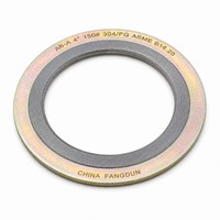 Joint enroulé en spirale en Inconel 625 résistant aux hautes températures avec bande d'étanchéité en graphite en forme de V pour chaudière de centrale électrique