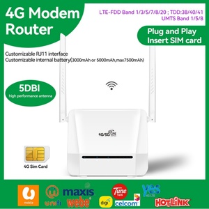 4G CPE Router 300Mbps 2 5Dbi Antenna FDD TDD Wireless Hotspot Mobile 4G CPE Router with Battery - Product Image 6