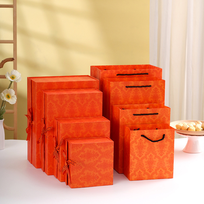 Orange(Box+Handbag)