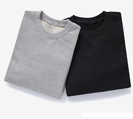 Sweat-shirt épais en coton à col rond, tricoté en molleton 3 couches, chaud pour l'hiver, style coréen, streetwear décontracté - Product Image 6