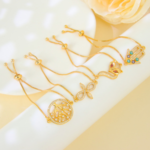 Wholesale Bridal Wedding <b>Bracelet</b> 21k <b>Gold</b> Plated <b>Adjustable</b> Twisted Bangles Middle Eastern Women Fashion Jewelry - Product Image 2