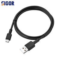 Harga grosir kabel Data mikro USB kabel khusus TPE 2.4A kabel pengisian cepat SIGOR