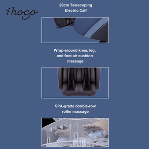 Ihoco E910 7CM Profundidad de eyección, aplicación de fuerza multidimensional, combinado con silla de masaje de ajuste de profundidad de 3 niveles - Product Image 4