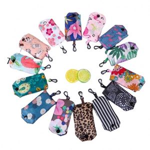 Heavy Duty Expandable Folding Tote <b>Bag</b> Large Reusable Polyester <b>Foldable</b> Grocery Shopping <b>Bag</b> - Product Image 4