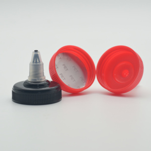 Fabricante 38mm 38-400 Boquilla larga Cierres de tornillo de plástico rojo Caño <span class=keywords><strong>Boca</strong></span> puntiaguda Tapa superior giratoria para botella cuentagotas exprimible - Product Image 5