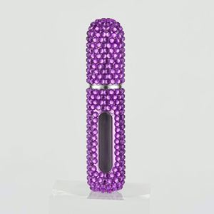<b>5Ml</b> Portable Aluminum Case Glass <b>Perfume</b> Atomizer Refillable Travel Spray <b>Bottle</b> for Personal Care - Product Image 3