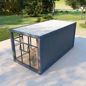 Container Chiosco Caffetteria Mobile Piccolo DYCE1 in Kit di Montaggio per Uso Esterno per Ospedali e Cucine in Acciaio con Pannelli Sandwich - Product Image 4