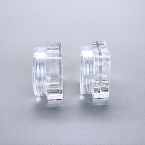 3G 5g nhựa lưu trữ trường hợp thiết lập 12pcs rõ ràng hình vuông mỹ phẩm Kem lọ cho son môi & Kem mắt PS Jar - Product Image 3