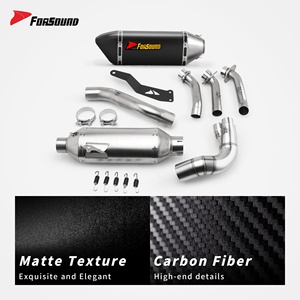 Sistema de Escape Completo de Fibra de Carbono al por Mayor de Forsound Factory para Yamaha MT09 Tracer <span class=keywords><strong>900</strong></span>, Silenciador Estilo MotoGP, Sistema Completo - Product Image 2